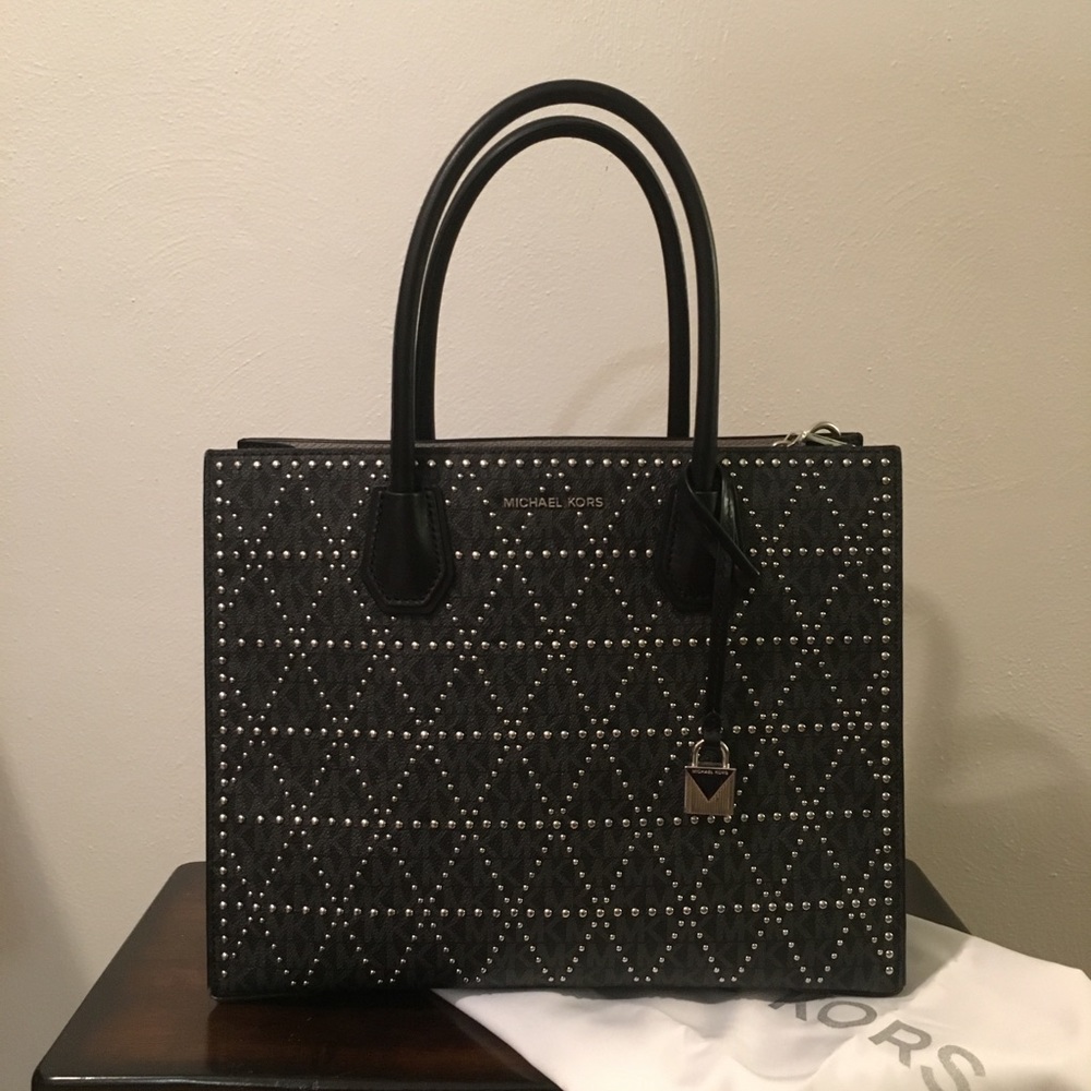 Michael Kors Mercer Studded Tote